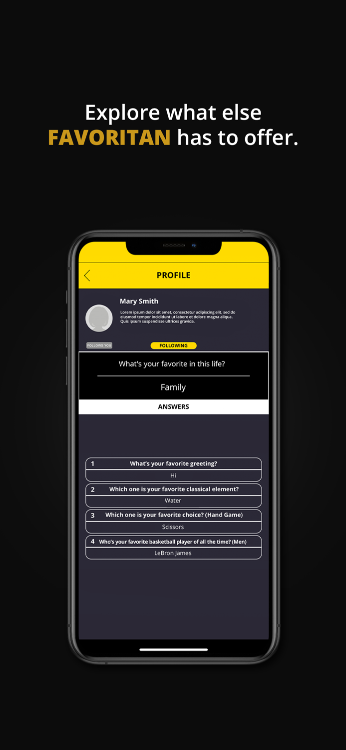 Favoritan Just Favorites