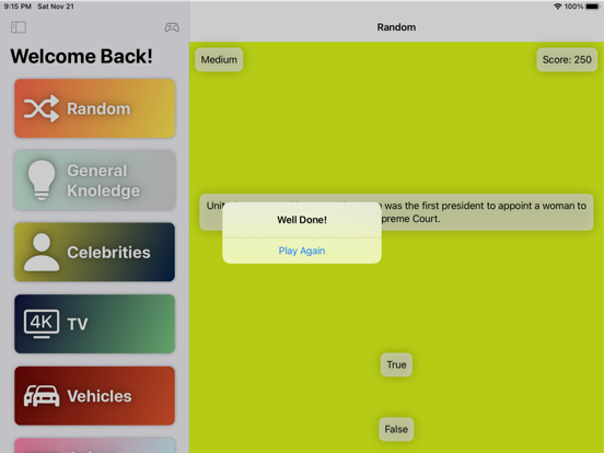 Screenshot #5 pour Instant Trivia - Quiz Game