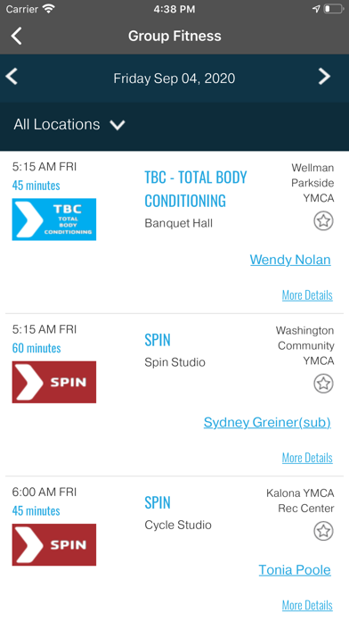 Screenshot #3 pour YMCA of Wash County