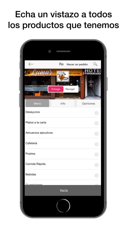 Pronto Delivery Ordering app