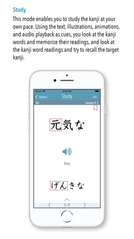 GENKI Kanji for 3rd Ed. screenshot 3 of 5