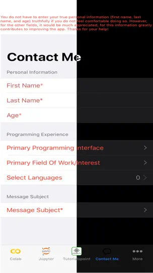 Capture d'écran de Programming Notebook LITE sur iPhone 4
