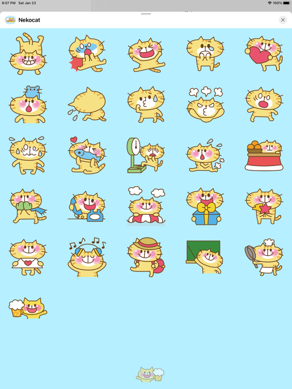 Screenshot #4 pour Nekocat Stickers