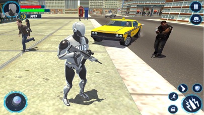 Police robot hero city warのおすすめ画像4