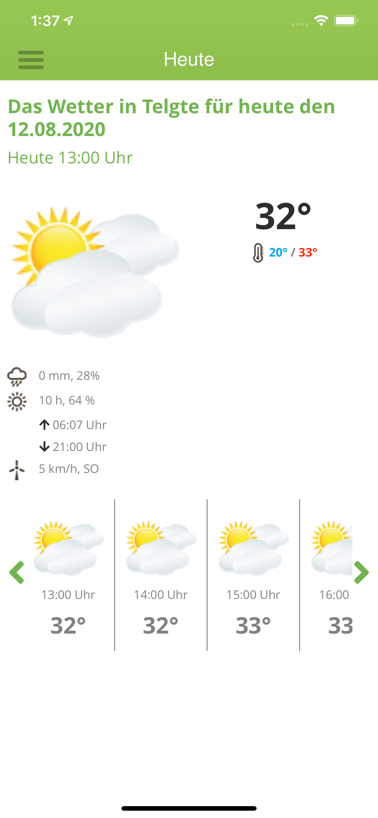 Unwetter-Alarm