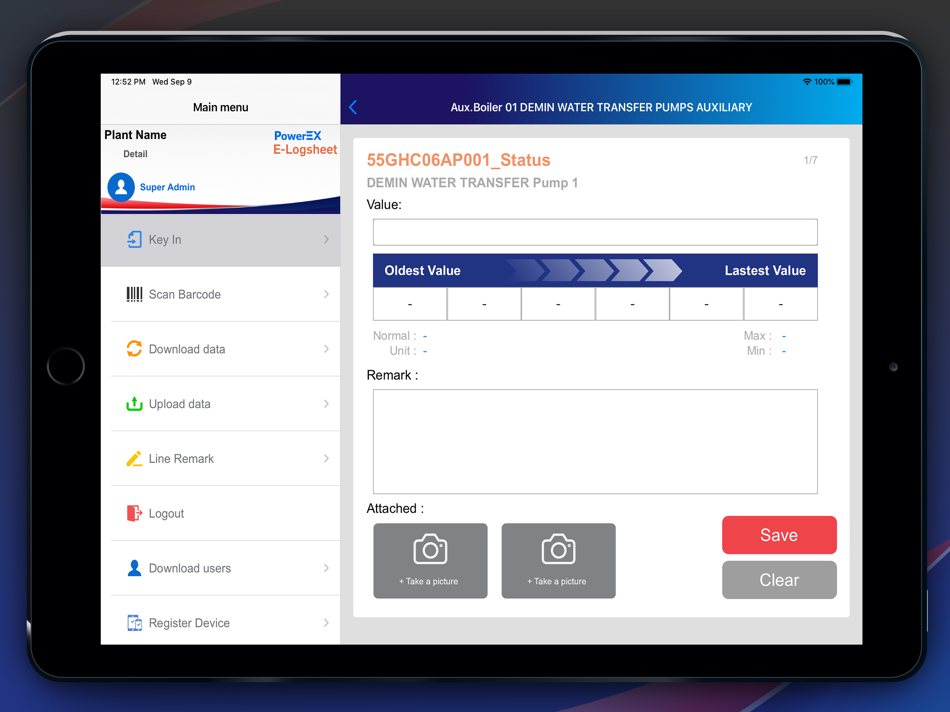 #5. Smart Logsheet (iOS) Podle: AET