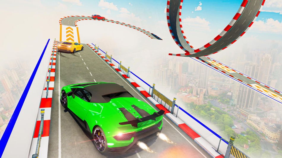 #5. Racing Car Impossible Stunts (iOS) Bởi: The Game Storm Studios