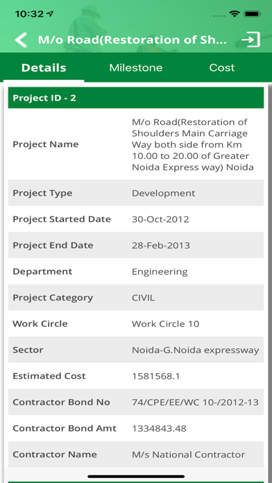 Screenshot 4 of Project Monitoring System App
