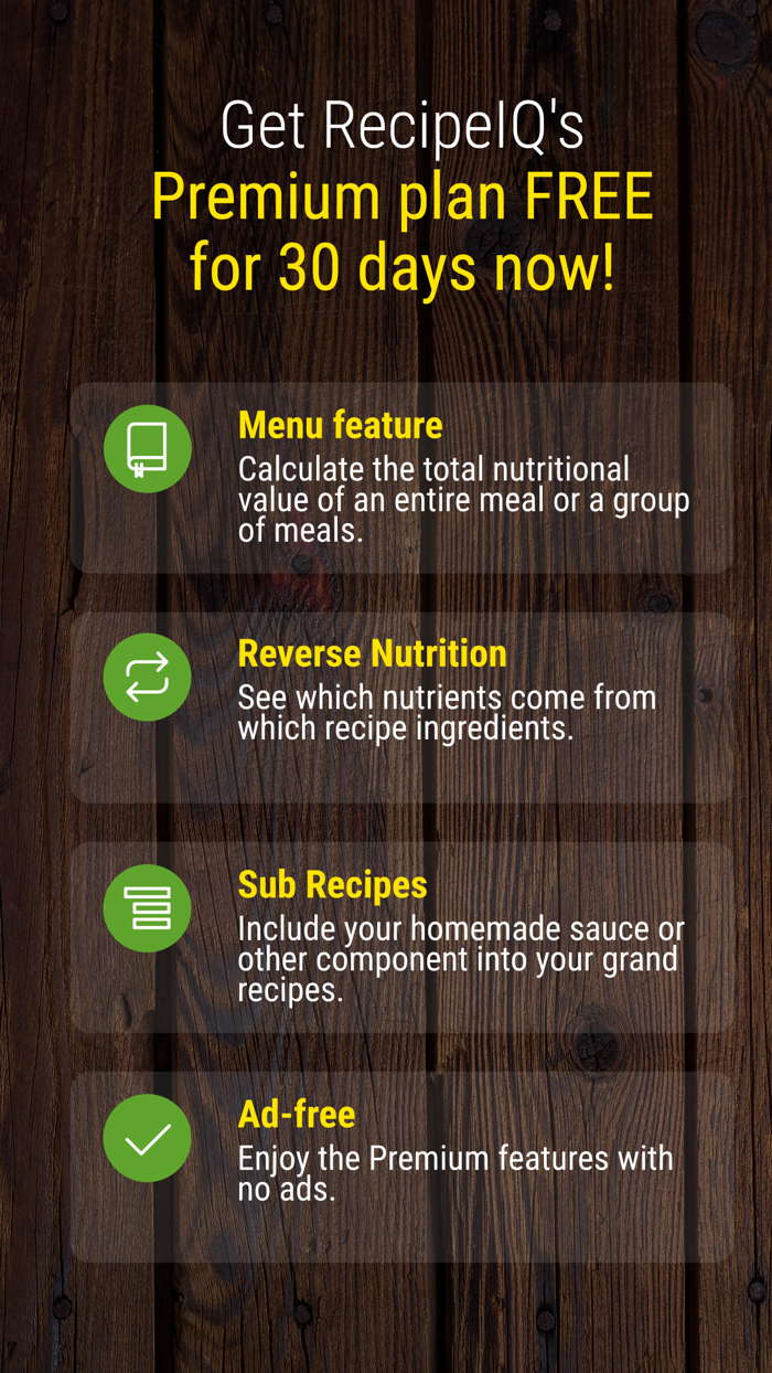 RecipeIQ Recipe Calculator