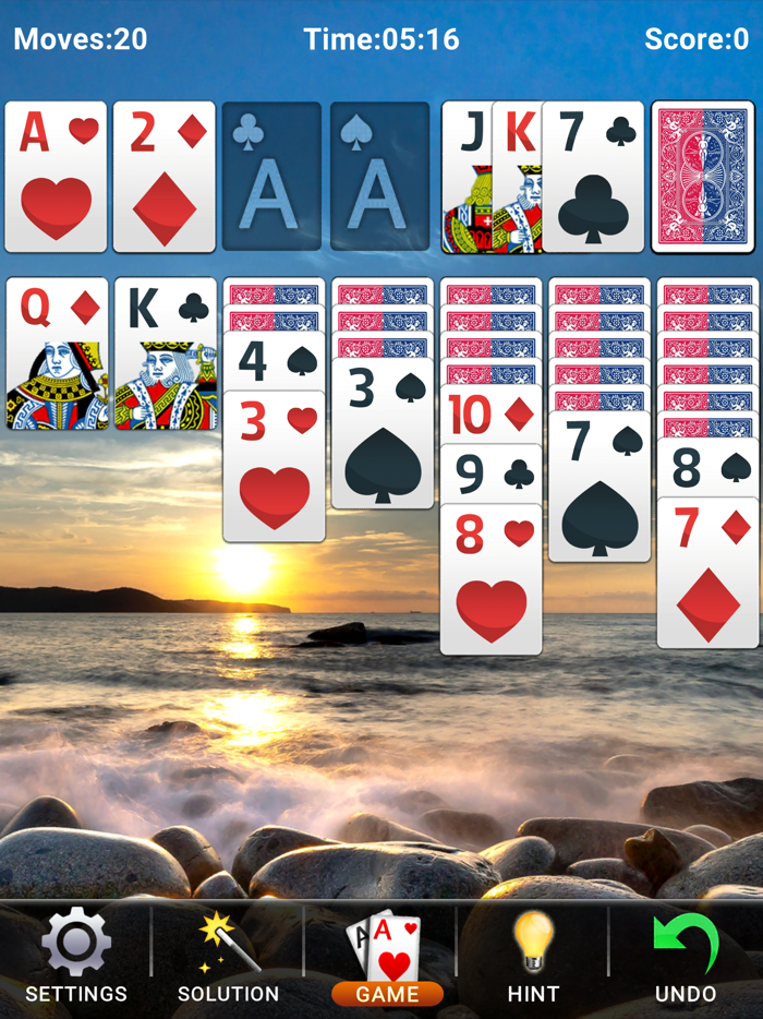 Solitaire Klondike 777