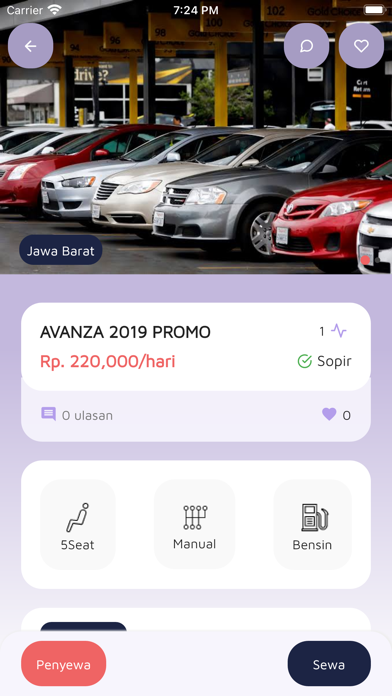 RenTTara - Rental Nusantara Screenshot