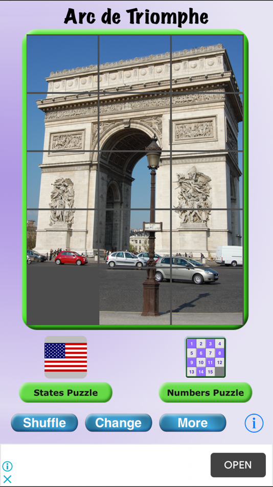 #6. Eiffel Puzzle (iOS) Podle: Daniel Rossler