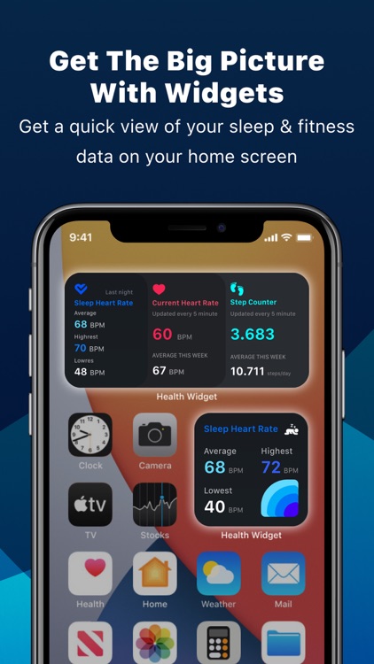 Health Widget & Sleep Tracker