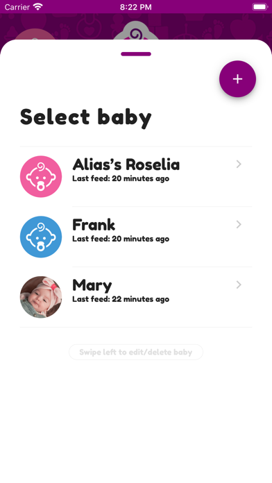 Breastfeeding Baby Tracker Screenshot