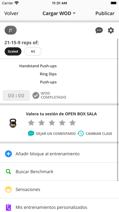 CFDNT Crossfit Screenshot