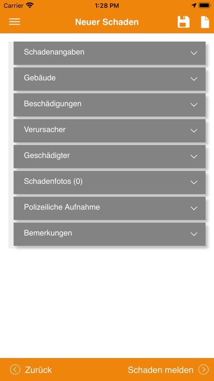 Claim-Manager Mobile - Gebäude