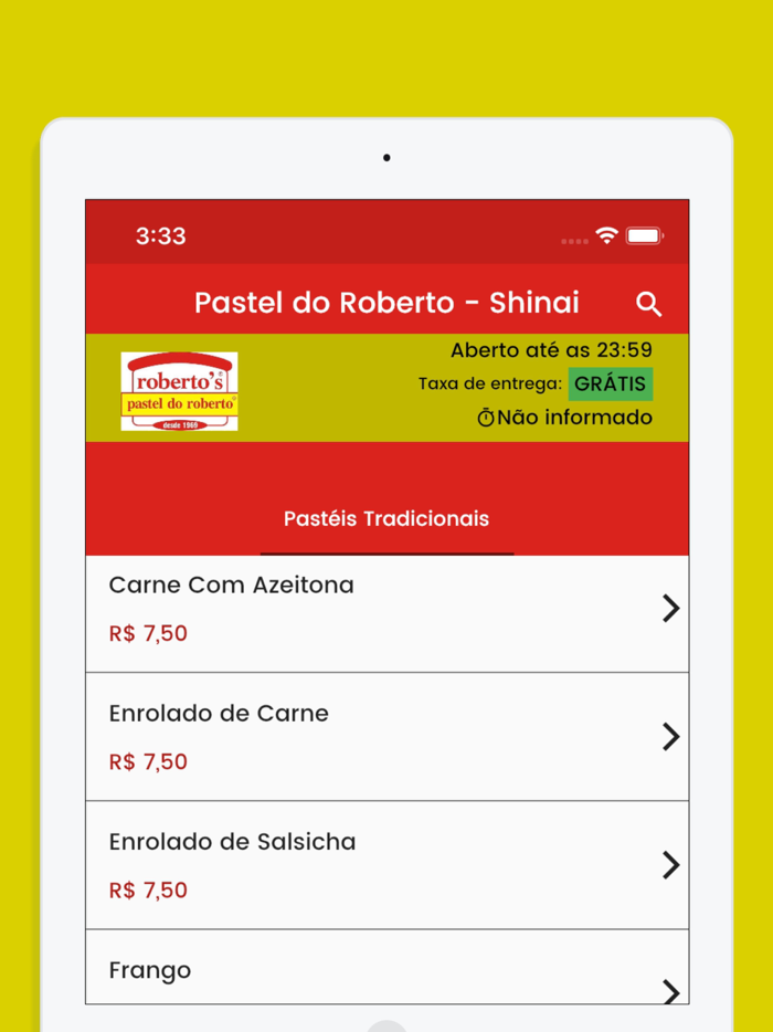 Pastel do Roberto Delivery