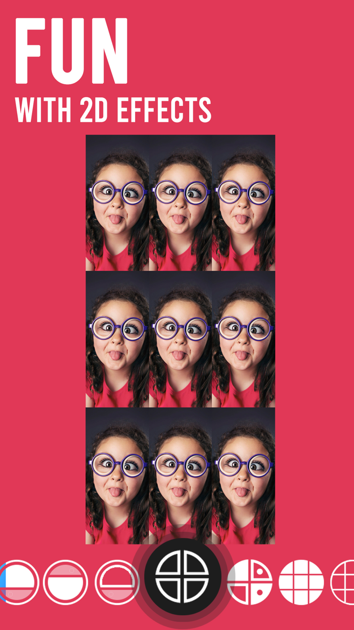 Photo mirror collage maker