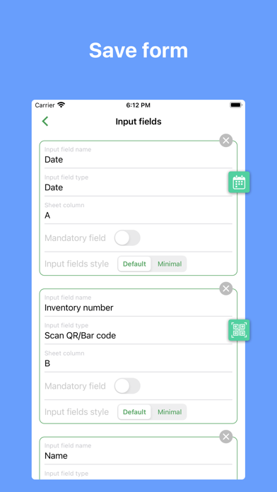 Functions - save to sheets Screenshot