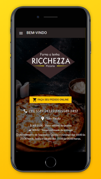 Screenshot #1 pour Pizzaria Ricchezza