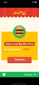Big Mac Index App screenshot #1 for iPhone