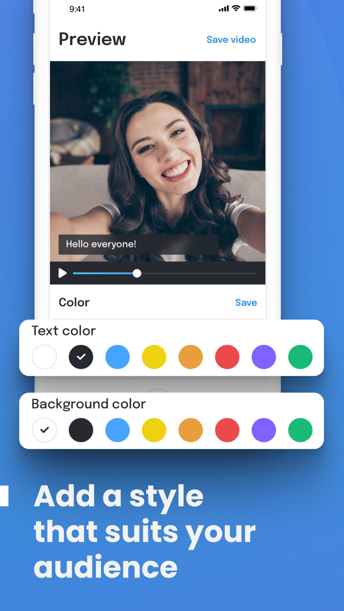 Uncaption captions for video