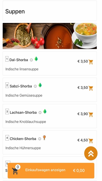 Rasoi Restaurant München Screenshot