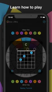 circle o fifths: music theory iphone screenshot 2