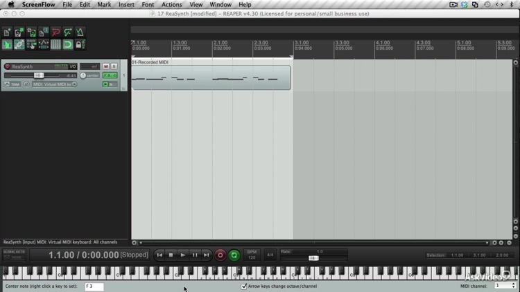 MIDI Course for Reaper