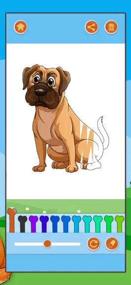 Game screenshot Dogs Coloring Book Game hack
