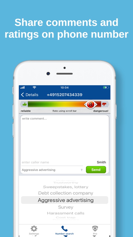 #4. tellows Caller ID & Blocker (iOS) 由: Netzberater