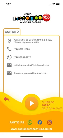 Game screenshot Liderança FM 103.3 Jaguarari apk