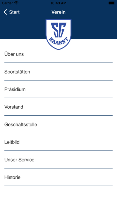 SG Kaarst Screenshot