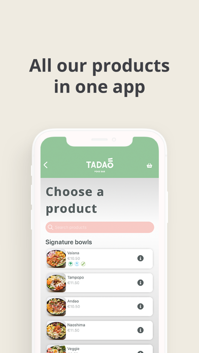 Tadao Poke Bar Screenshot