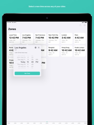 Zones - Time Zone Conversionのおすすめ画像2