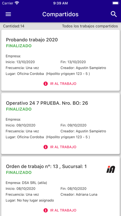 WorkTra Screenshot