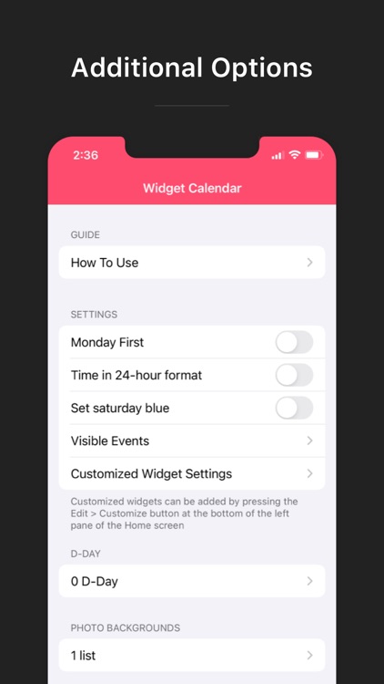 Widget Calendar screenshot-6
