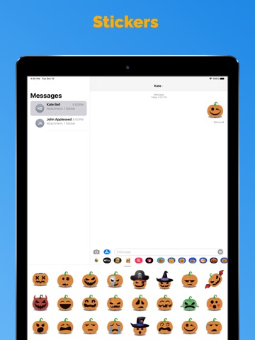 Pumpkin : Halloween stickersのおすすめ画像2