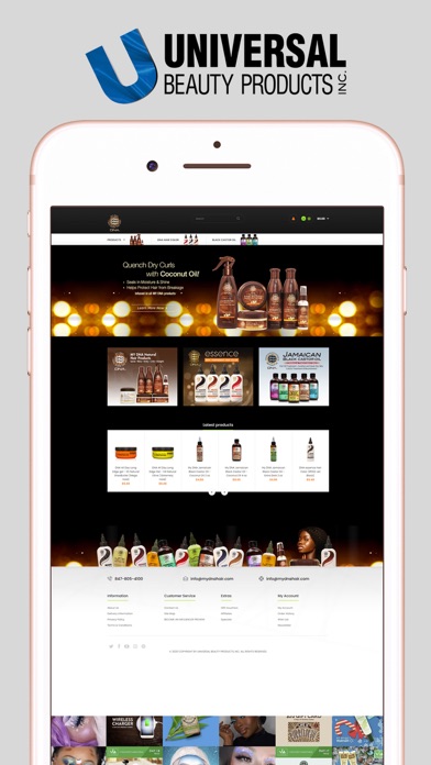 Universal Beauty Products Screenshot