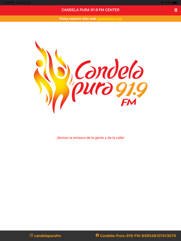 CANDELA PURA 91.9 FM CENTER