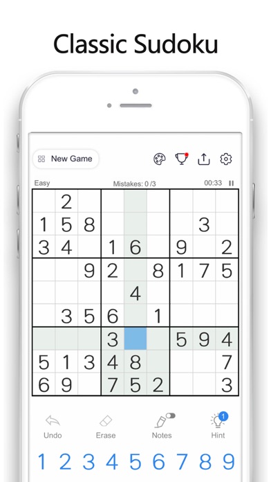 Sudoku - Sudoku Games Screenshot
