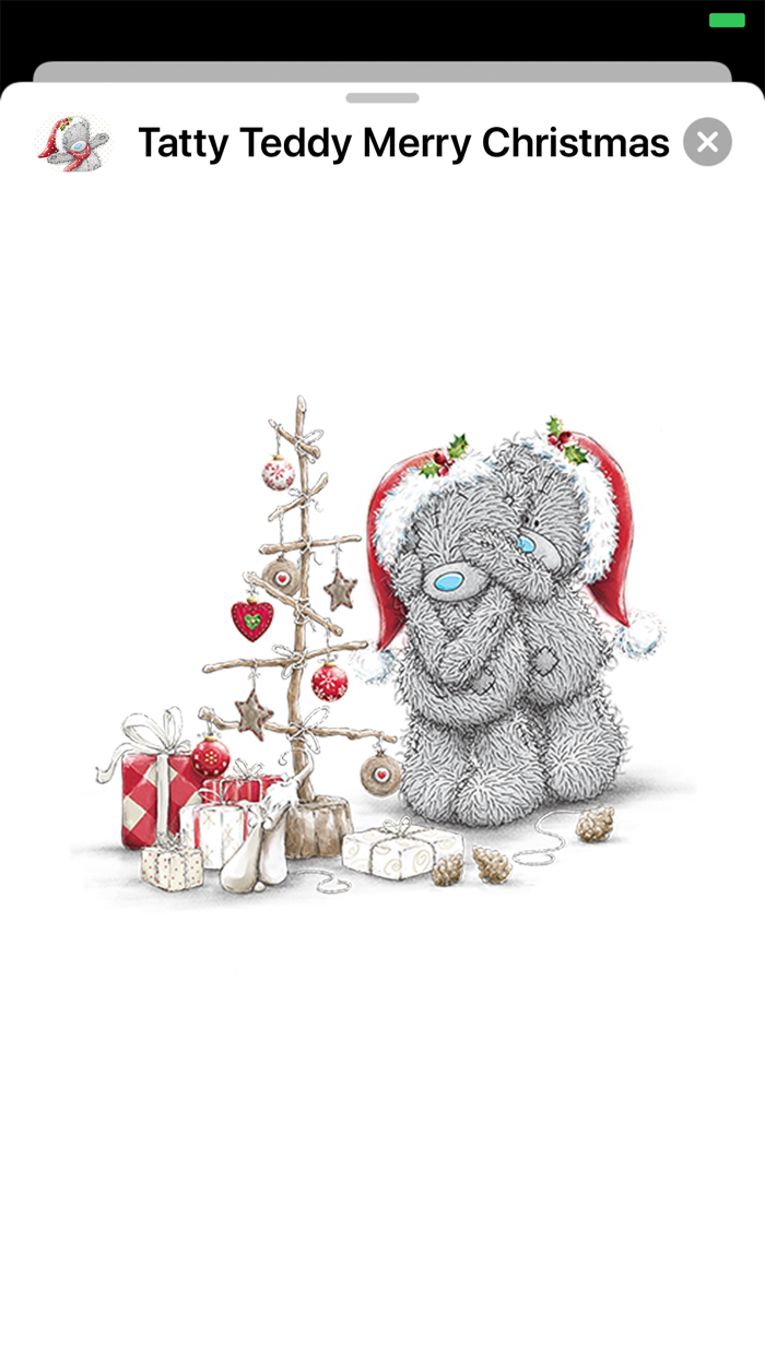 Tatty Teddy Merry Christmas