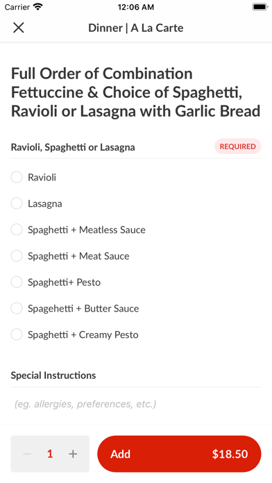Angelinas Spaghetti House Screenshot
