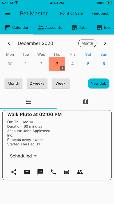 Pet Master Business Manager Screenshot