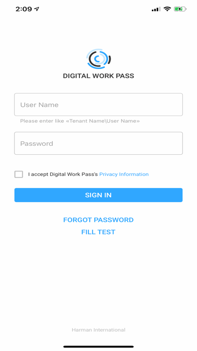 Screenshot #2 pour Harman Digital Work Pass