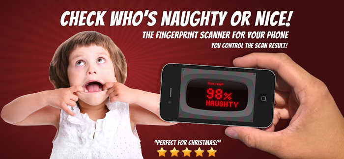 Naughty or Nice finger scanner