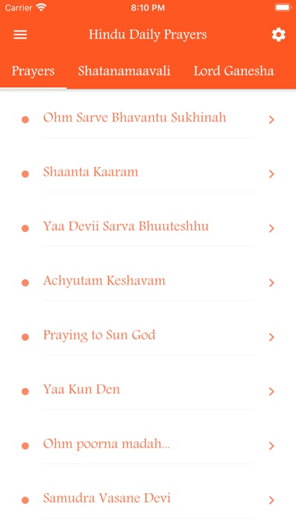 Hindu Daily Prayers