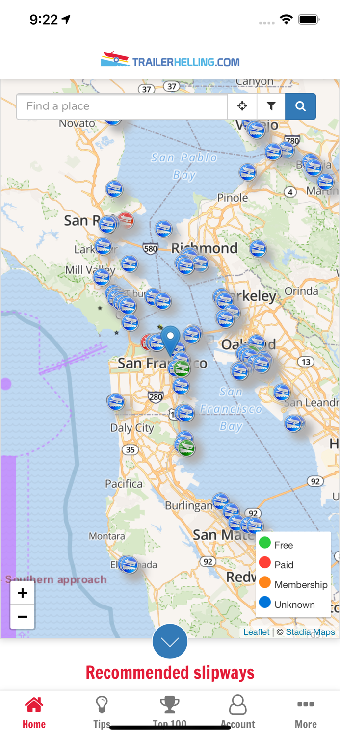 Boat ramp finder pro