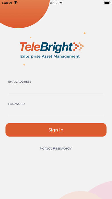 TeleBright Asset Tracker Screenshot