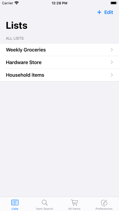 Screenshot #1 pour CheckOffLists